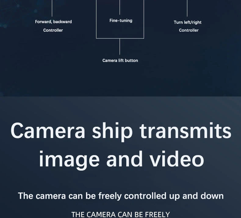 RC Båt med Undervattenskamera & WiFi – Filma Under Vattnet i Realtid